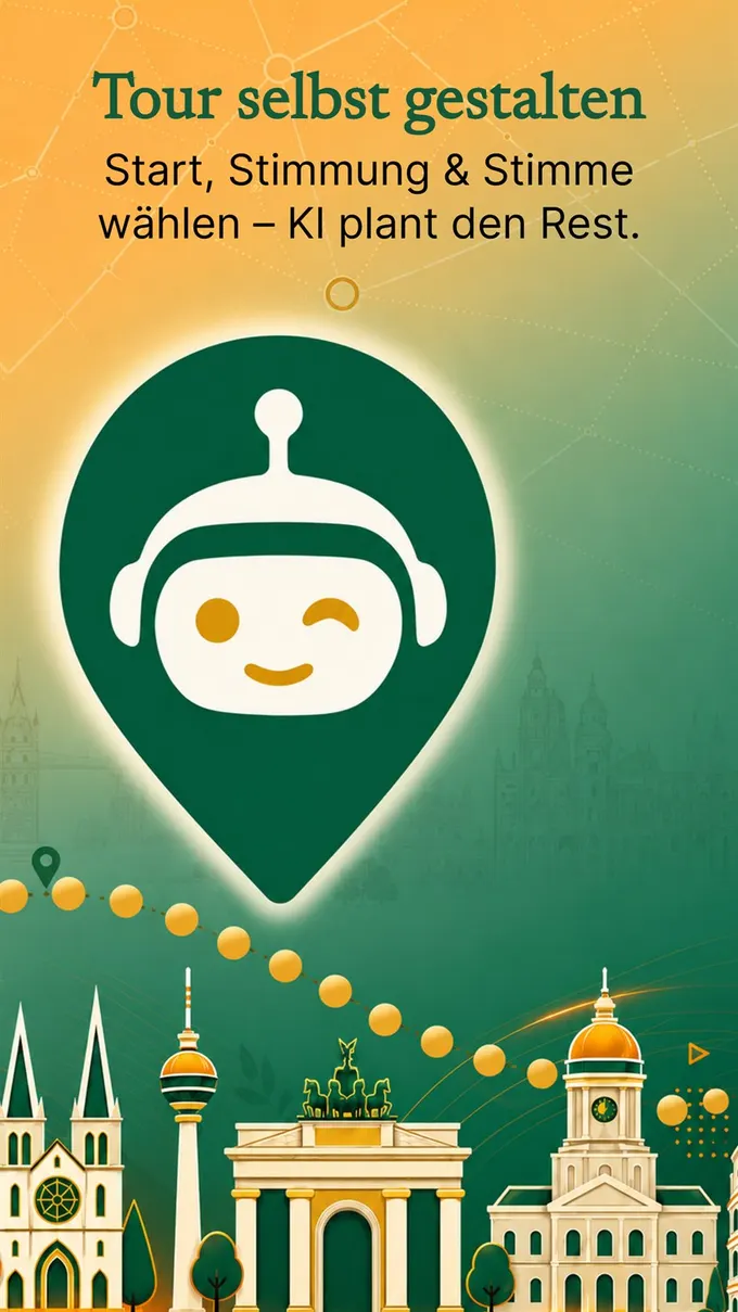 CityTour AI App mit einer personalisierten Stadttour